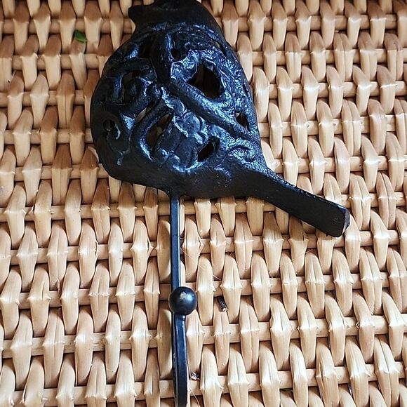 Wrought Iron Bird Hook Hanger - Picture 3 of 8